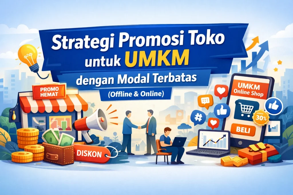 strategi promosi toko umkm modal terbatas