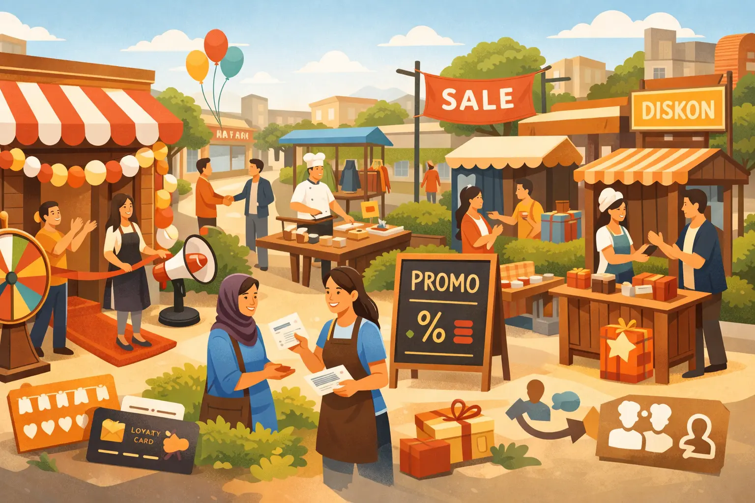 contoh promosi toko offline menarik pelanggan